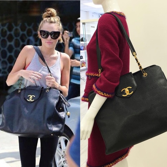 CHANEL Handbags - SOLD ❌ Authentic Chanel caviar supermodel tote